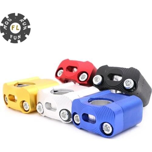 2 pcs CNC 22mm 28mm Off Road Motorcycle Handlebar Riser Clamps Motorbike Steering Wheel Bar Adapter fits 7/8" 1-1/8 Pit Dirt