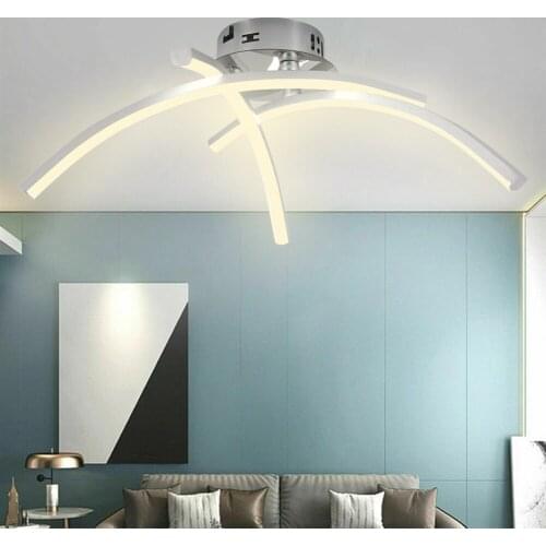 Modern Trigeminal 85-265V LED Ceiling Lamp Chandelier Bedroom Home Lighting