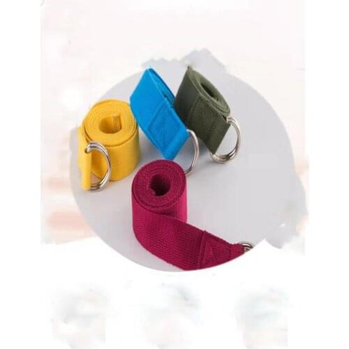 Yoga Strap Fitness Rope Multi-Colors Adjustable Yoga Belt Yoga Stretch Belt Washable Sport Stretch Strap Props Resistance Bands