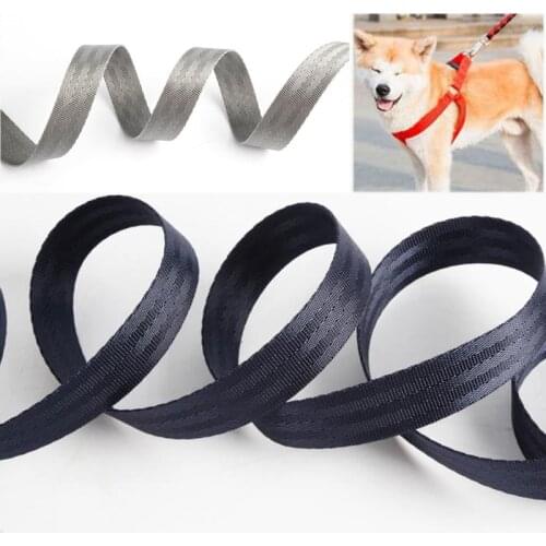 Silver Grey Navy Blue Black Coffee 20mm Nylon Webbing Tape DIY Manual Child Safety Seat Backpack Pet Strap Belt Crafts Material
