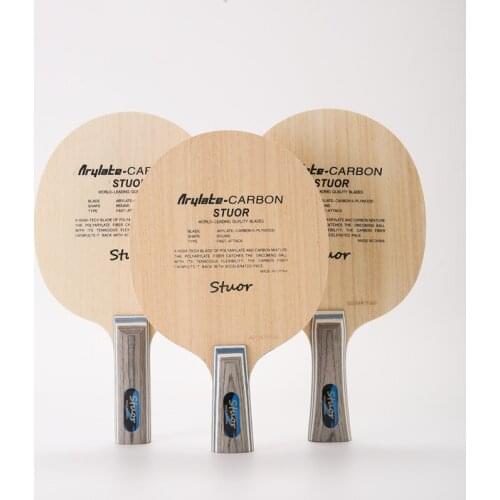 STUOR ALC Carbon Inner Table Tennis Blade ping pong racket FL CS ST handle table tennis bats long short handle