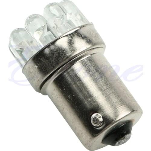 1X 1156 BA15S 9 LED Car Moto Tail Turn Signal Light Bulbs Bright Yellow Y4UA