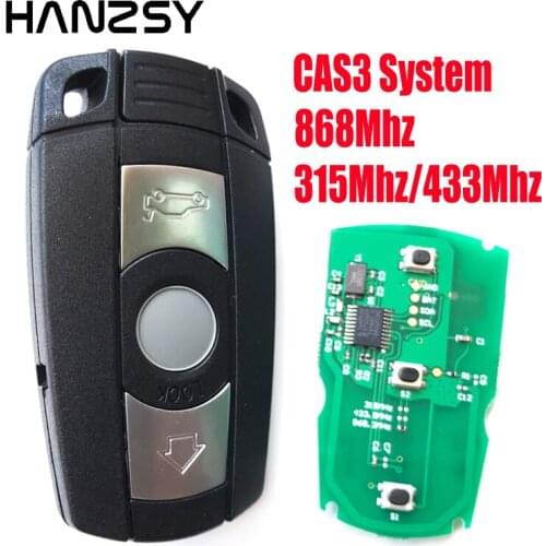 3 Buttons 868MHz/315mhz/433mhz Smart Key For BMW E82 E88 E89 E90 E91 E92 E93 Z4 X5 X6 For 3 5 1 7 Series PCF7953 Chip Car key
