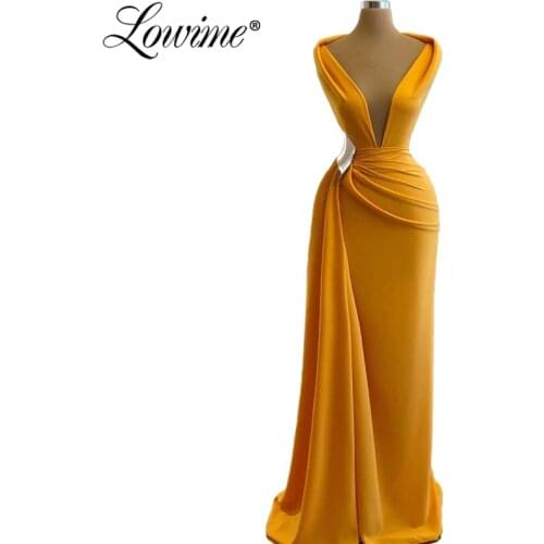 Arabic Dubai Prom Dresses Short Sleeves Evening Dress Party Gowns For Weddings 2020 Vestido Formatura Cheap Elegant Women Dress