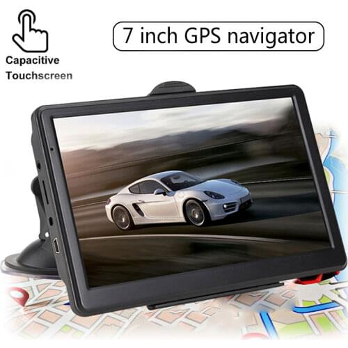 Vehemo Universal 7 Inches HD Car GPS Navigator Vehicle Navigation FM Radio MP3 MP4 Multimedia Player Smart Voice