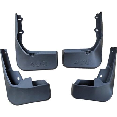 Car styling for 2014 2015 2016 2017 2018 Peugeot 408 Car accessories plastic Mud Flaps Splash Guard fender
