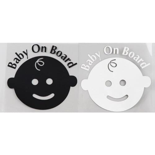 Car Styling Vinyl Creative Warning Baby on Board Auto Window Body Tail Sticker Decals