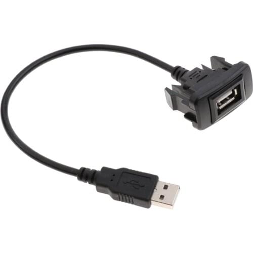 Easy Install Safety USB Cable 1 Port In Socket Car Electronics Accessories for TOYOTA HILUX VIGO 2004-2012