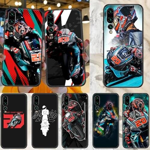 Fabio Quartararo Moto 20 Phone case For Huawei Honor 6 7 8 9 10 10i 20 A C X Lite Pro Play black art cell cover luxury coque