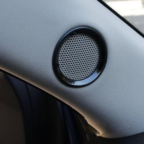 For Mazda CX-5 CX5 2020 2019 2018 2017 Speaker Sound Ring Trim Cover Stainless Steel Decoration Interior Mouldings Accessories
