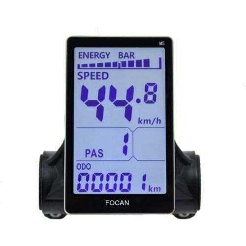 FOCAN Electric Scooter E-Bike Speedometer 24V 36V 48V 60V Big Screen M5 LCD Display Instrument FENG CHANG