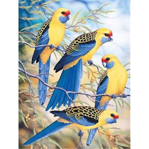 CHENISTORY DIYPictures By Number Bird Kits Painting By Numbers Animal Hand Painted Paintings Art Drawing On Canvas Home Decor
