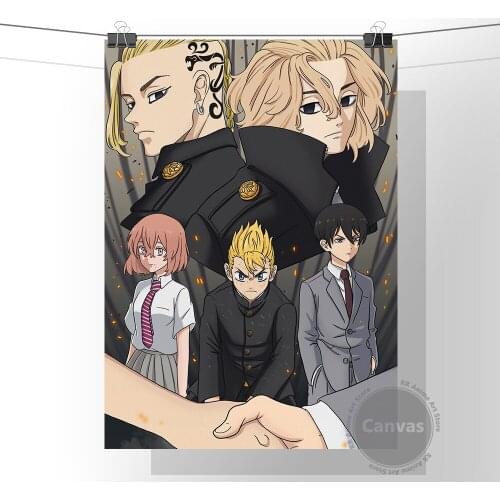 Anime draken Tokyo Revengers Poster Pictures Home Manga Decoration Paintings Canvas HD Prints Wall Art Modular Living Room