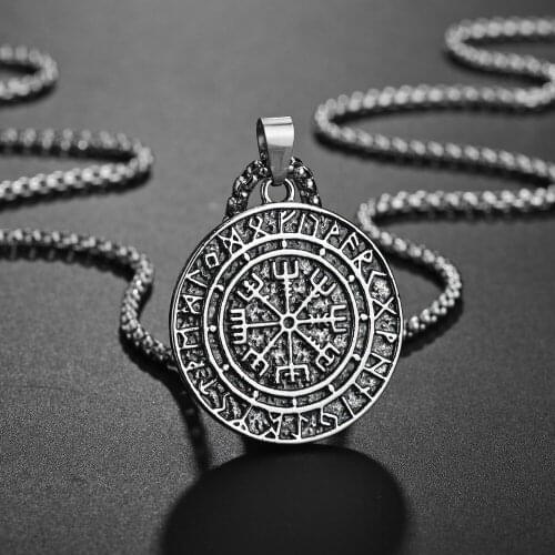 Classic new Viking Amulet Pendant mens Stainless Steel Necklace Alloy Pendant