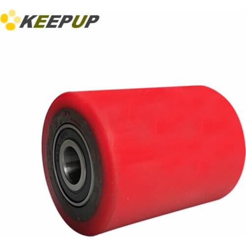 Nylon Forklift wheel roller, Truck lifting assembly bearing, diameter 74mm/ 80mm / 100mm ,hole 20mm,Hard wear-resistant