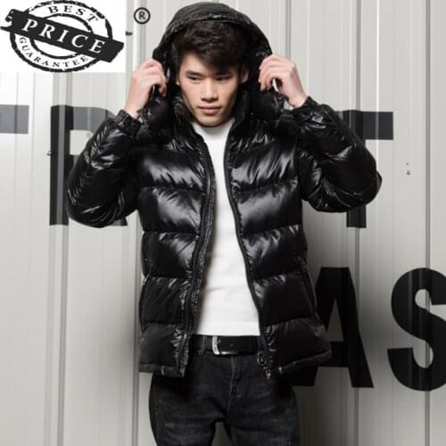 Coat Man Winter Clothes 2021 Fashion Light 20% Duck Down Jacket Hooded Warm Puffer Jacket Men Doudoune Homme Hiver 2021