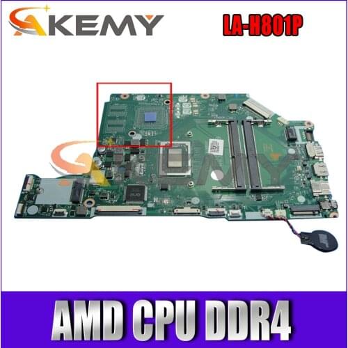 For Aspire Acer A315 A515 A315-42 A515-43 Laptop Motherboard EH5LP LA-H801P MB With AMD CPU DDR4 100% Fully Tested