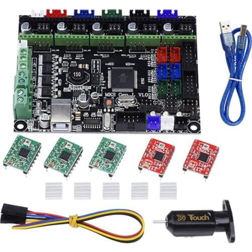 MKS GEN L Integrated Mainboard/motherbaord A4988 driver+3D Touch BLTouch Sensor for TEVO Tarantula&Tornado 3D Printer DIY parts