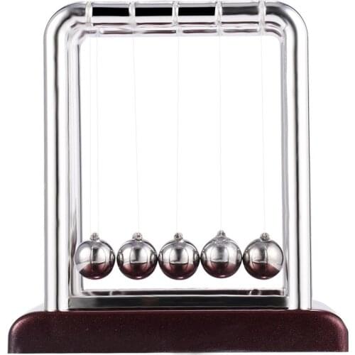 Newton Teaching Science Desk toys Cradle Steel Balance Ball Physic School Educational Supplies Cradle Balance Balls Desk Toy