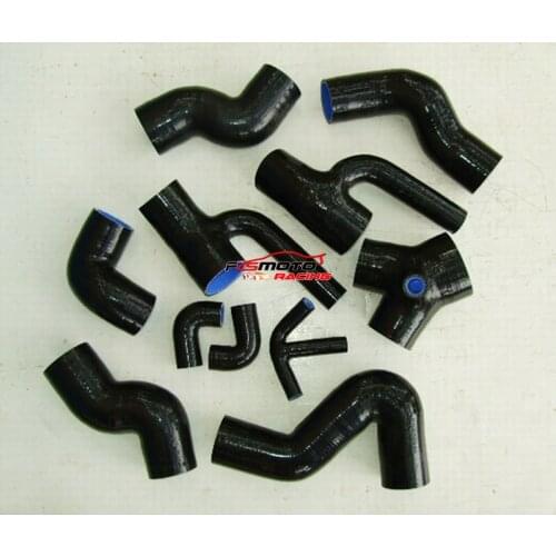 High-quality For Audi s4 rs4 2.7L bi-turbo Silicone Radiator Turbo Boost Hose Red/Black