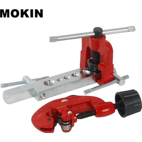 Tube Cutter 3-28mm Flaring Tool Kit Tube Expander Expansion Mouthparts Pipe Cutter Reamer Device For Copper Tube Flaring Tools