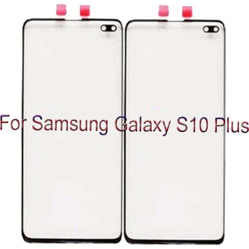 A+Quality For Samsung Galaxy S10 Plus Touch Screen Digitizer TouchScreen Glass panel For GalaxyS10 Plus Without Flex Cable Parts