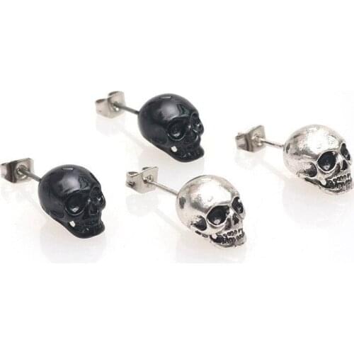 Skull Earrings Punk Ghost Earrings Retro Skull Earrings For Women Men Gift