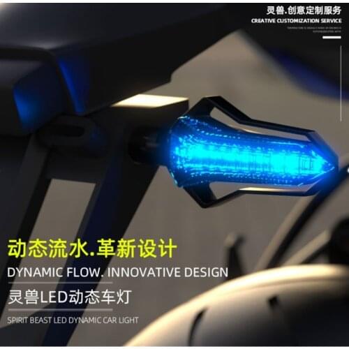 Motorcycle 12V Turn Signal Light LED Lamp Daytime Running Signal Lights Indicator Universal