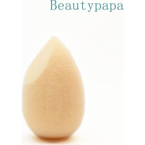 Beautypapa Beige Makeup Sponge Blender Non-Latex Microfiber Fluff Surface Easy To Carry Powder Liquid Foundation Smooth Cosmetic