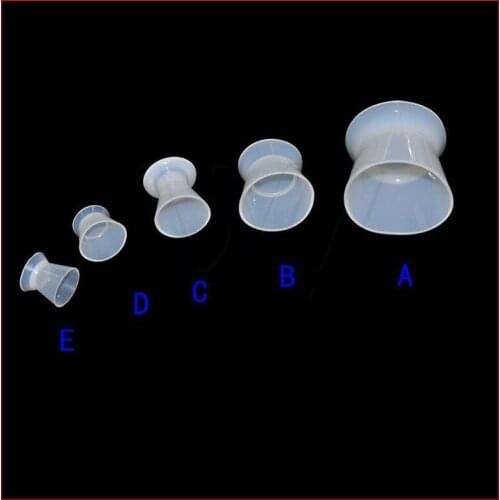 5pcs/set Dental Lab Nonstick Silicone Mixing Bowl Cup (1-5#)