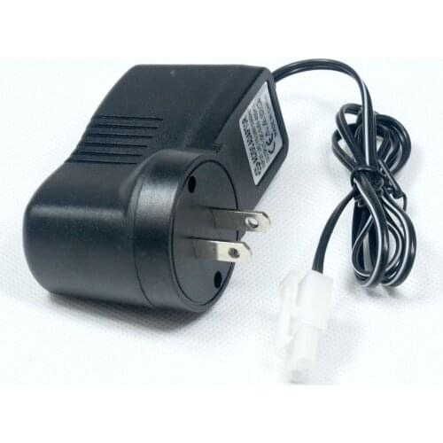 9.6V 400mA US charger big tamiya male plug Positive to Square for 9.6V NiMH NiCD