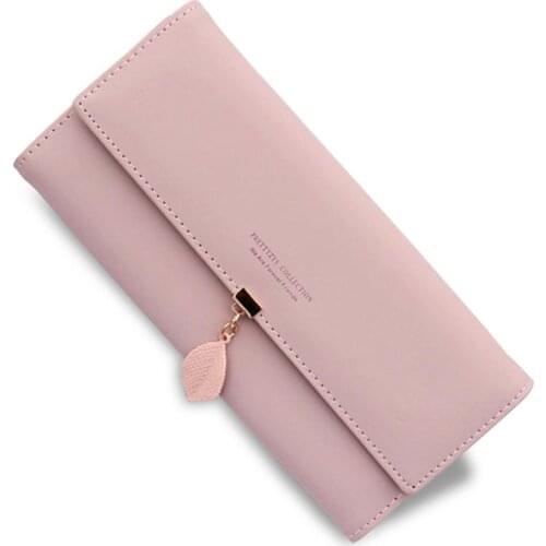 New Women Pu Leather Wallets Female Long Purses Money Bags Phone Pocket Ladies High Quality Wallet Card Holder Clutch Moda Mujer