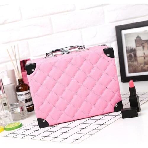 Womens Large Capacity Storage Professional Makeup Organizer Travel Beauty Cosmetic Case Female Nail Tool Box Suitcases