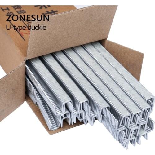 ZONESUN 1 box Buckle for Manual U-shape 506 503 Sausage Clipper Clipping Machine Maker, clips for Supermarket Tightening Machine