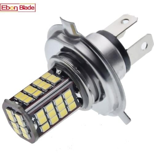 1/2 Pcs 6V H4 HB2 9003 LED Bulb 56SMD Motorcycle Headlight Light White High Low Beam Scooter Headlamp Moped Motorbike Headlamp