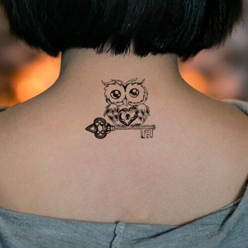 1Pc Makeup Cute Owl Tattoo Arm Body Art Waterproof Temporary Tattoo Stickers
