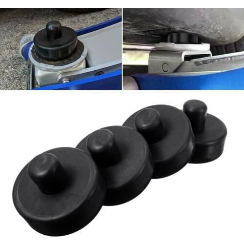 4pcs Jack Pad Adapter Universal Car Parts Rubber Support Pad Car Slotted Frame Rail Floor Jack Adapter Lift Vehicle