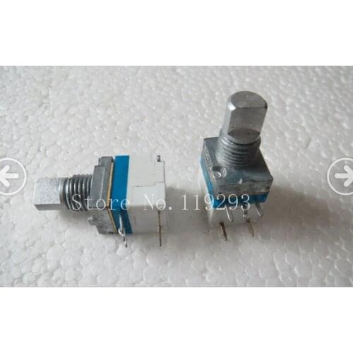 [BELLA]Japan TOCOS single linked with switch potentiometer B10K Potentiometer half intercom handle 11MMF--10PCS/LOT