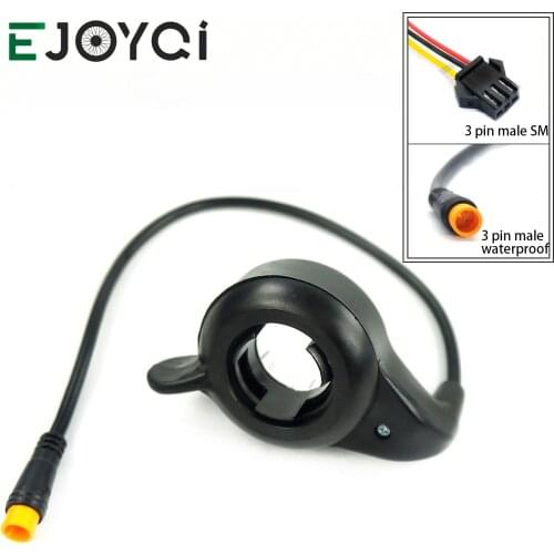 EJOYQI WUXING Brand Ebike FT 21X Finger Thumb Throttle Right Hand 3 Pin SM Waterproof Connector Electric Bicycle Part