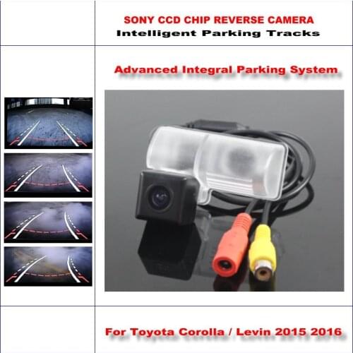 Auto Backup Camera For Toyota Corolla/Levin/Vios/Etios/YARiS L 2015 2016 HD Intelligent Parking Tracks CAM