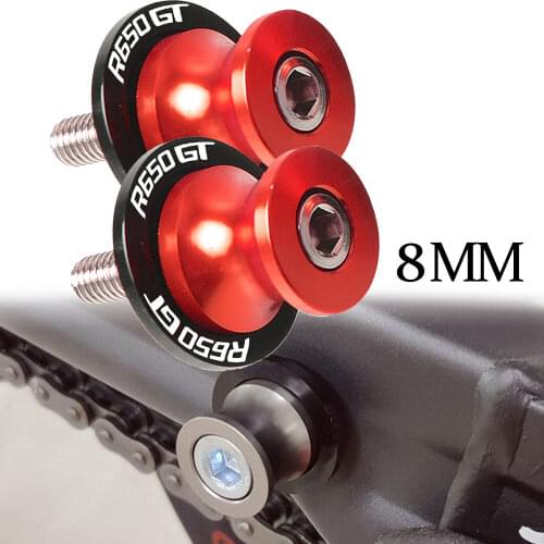FOR HYOSUNG R650GT R 650 GT 2006 2007 2008 2009 2010 Motorcycle Swingarm Slider Spools CNC Aluminum 8mm/10mm Stand Screws Cover