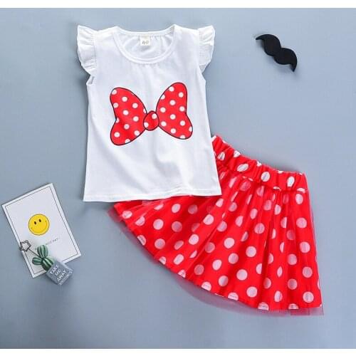 Baby Gilrs Summer Clothes Set Short Sleeve Cotton Baby Tracksuit for Newborn Fashion Toddler Kids Clothing Set 2pcs