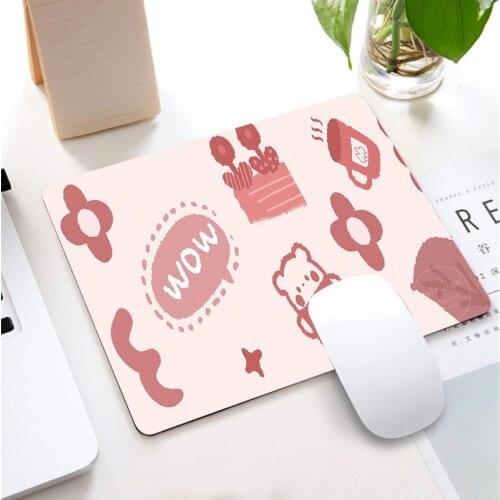 25*29CM Cartoon Bear Mouse Pad Anti-student Notebook Keyboard Cute Protection Pad Office Desktop Non-slip Waterproof MousePad