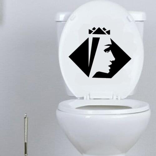 Beauty Queen Spa Bathroom Vinyl Toilet Decal Wall Sticker Decor 6WS0197