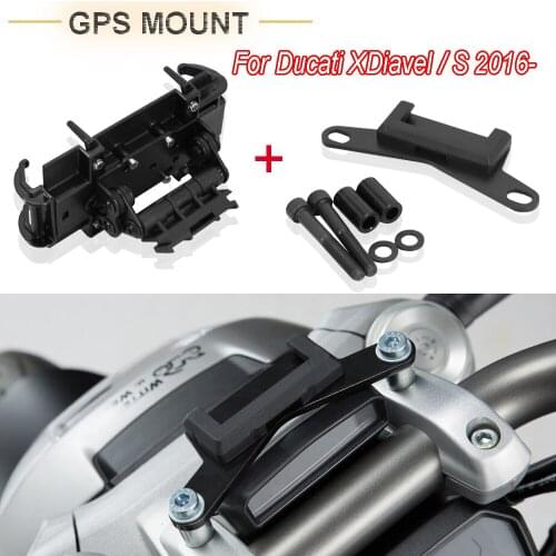 Motorcycle Accessories For Ducati XDiavel XDiavel S 2016-2021 2020 GPS mount Phone Holder Windshied Mount Navigation Bracket