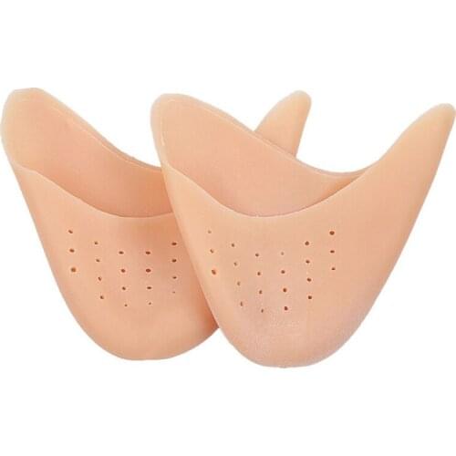 USHINE soft silicone padded gel breathable health care yoga belly dance ballet shoes with toes woman