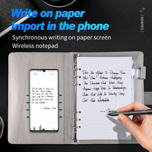 The latest digital lock skin feeling real cowhide crazy horse pattern paper screen synchronous power Customized Organizer