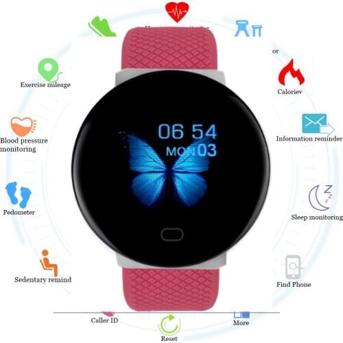 2020 Women Smartwatch Sport Pedometer Color Screen Smart Watch Fitness Tracker Heart Rate Monitor Women Clock Sports Bracelet