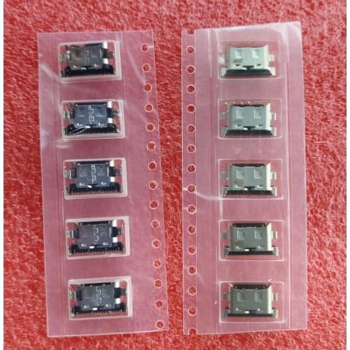 50PCS Original For Samsung A20 A30 A30S A40 A40S A50 A50S A31 A70 A51 A71 USB Charger Charging ConnectorPort Dock Plug Port