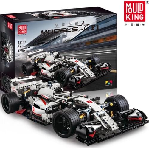 In Stock High-Tech The Formula one F1 1:8 Racing Car Set Model 1235pcs Building Blocks Bricks Toys for Children Gifts MOC-31313